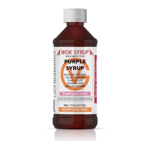 Wock Syrup Purple Bubblegum Flavor (16oz)